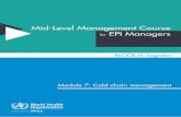Mid-Level Management Course for EPI Managers 3 module 7 - web.pdf · Mid-Level Management Course for EPI Managers. 5 Mid-Level Management Course for EPI Managers BLOCK III: Logistics