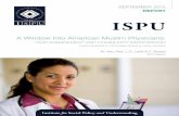 A Window Into American Muslim Physicians · immigration policies impact AMPs and the care for underserved Americans. September 2012 ... leaders. b efore the interview, all participants