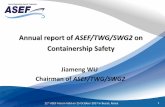 Annual report of ASEF/TWG/SWG2 on UR S11A. SWG 2.pdf · 10/25/2017  · 11th ASEF Forum held on 25 October 2017 in Busan, Korea Annual report of ASEF/TWG/SWG2 on Containership Safety