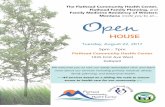 The Flathead Community Health Center, Flathead Family ... · Flathead Family Planning, and Family Medicine Residency of Western Montana invite you to an... Tuesday, August 22, 2017