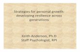 Strategies for personal growth: developing resilience ... · The Furman Advantage Strategic Vision Pilot Intervention Pathways Advising Program • Provide consistent levels of support,