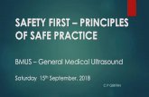 SAFETY FIRST PRINCIPLES OF SAFE PRACTICE · Why do we do it? Risk Management What goes wrong?(litigation cost approx. £2bn per year) Minimise risk to patients, staff and organisations