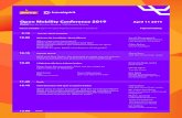 Open Mobility 2019 Agenda - MAAS-Alliance · Tickets available: Search for Open Mobility Conference on Eventbrite. #openmobility 9.15 Arrivals / Meet and Greet 10.15 Keynote speech
