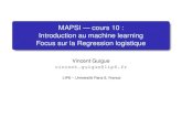 MAPSI cours 10 : Introduction au machine learning …webia.lip6.fr/~mapsi/uploads/Cours/2014_MAPSI_Cours10bis.pdfMAPSI — cours 10 : Introduction au machine learning Focus sur la