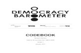 Codebook only blueprints 10.JAN2011 - Democracy Barometer · CODEBOOK Blueprint Sample Data for 30 countries from 1995 to 2005 Version 1 January, 2011