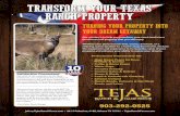 TRANSFORM YOUR TEXAS RANCH PROPERTY - Tejas Ranch & Game Fence · HIGH GAME FENCE The high game fence solutionswe providefeature high-tensile steel mesh that is the best material
