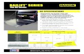 Te RC Series RC SPECIFICATIONS - Homepage | Maxon Lift · 2019-12-16 · Te RC Series Mao or ao Ae aa e r 800.227.41 a aoo Fully Automatic Platform Closer – You Choose either the