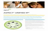 ASPECT UNIFIED IP - Lambda Tech · ASPECT® UNIFIED IP® Putting the contact center at the center of the customer experience As customers continue to take greater control of the service