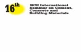 16th BULLETIN - 1ncbseminar.com/resources/common/downloads/SemBulletin.pdf · furnace slag, fly ash, silica fume, metakaolin and other 5 TECHNICAL DELIBERATIONS. Supplementary Cementitious