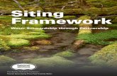 Siting Framework - nestle-watersna.com · plans are in place and capturing learnings that can enhance the Siting Framework. Operations, Maintenance and Monitoring Focusing on providing