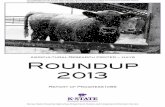 SRP1086 Roundup 2013 - Kansas State University › historicpublications › ... · Roundup 2013 Summit, NJ). Cattle were evaluated 72 hours post-treatment and re-treated based on