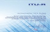 RECOMMENDATION ITU-R BT.2016* - Error-correction, data ... Web view RECOMMENDATION ITU-R BT.2016* -