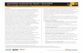 Symantec Enterprise Vault™ Overview - Insight CH · Enterprise Vault™ is an industry-proven solution. Symantec Enterprise Vault is named a leader in Gartner Magic Quadrant for