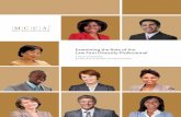 Examining the Role of the Law Firm Diversity Professional · 2018-11-01 · emerging importance of the law firm diversity professional role and its increasing impact. Currently, MCCA