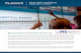 Clarity Matrix MultiTouch - PTS Media Clarity Matrix MultiTouc… · VIDEO WALL SYSTEM Multi-user, multi-touch interactive LCD video wall For customers looking for a large, interactive