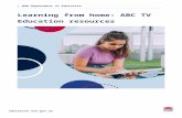 ABC TV Education resources - secondary - week 5  · Web viewThe selected daily episodes can be viewed via the ABC TV Education broadcast on ABC ME (Channel 23) from 10am-3pm weekdays.