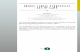 CITRUS-GARLIC BUTTERFLIED LEG OF LAMB - Amazon S3Recipes.pdf · 4 cloves of garlic, minced 1 bunch chopped fresh parsley ½ cup olive oil 1 (2½ kilogram or 5½ pound) leg of lamb