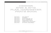HINIKER 5700 & 5710 FLAIL HARVESTER PARTS BOOK new/manuals... · CV Cone & Bearing Assembly Shield Cone, 3 Rib Shield Cone, 7 Rib Screw Support Bearing Safety Chain Danger Decal,