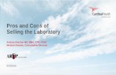 Pros and Cons of Selling the Laboratory · 81% . Using the national data set of health systems, we see the average total lab revenue to be just shy of $425M. Chi Solutions/Ac cumen