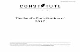 Thailand's Constitution of 2017 - International Labour Organization · 2019-02-13 · Thailand be promulgated to replace, as from the date of its promulgation, the Constitution of