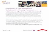 Innovation and Research - Microsoft€¦ · Innovation and Research Collaborative Housing Research Network – Stage 2 (Partnership Grants) ... Bridge Gaps Between Research Outcomes