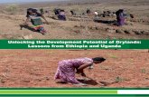 Unlocking the Development Potential of Drylands: Lessons ... · Unlocking the Development Potential of Drylands: ... including products such as gum Arabic, gum talha, frankincense