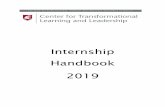 Internship Handbook 2019 - Washington State University€¦ · Intern in a meaningful way so that the intern can learn from your wisdom and experience. Part of your responsibilities