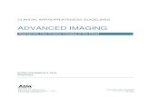 ADVANCED IMAGING - AIM Specialty Health · diagnostic imaging, ... Anatomic coverage for thoracic imaging includes the area between the lung apices and the costophrenic sulci—specifically,