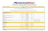 Universal Joint Application Guide - Sparespro Auto Parts joint catalogue.pdf · Universal Joint Application Guide Passenger & 4WD Applications - November 2005 MAKE and MODEL YEAR