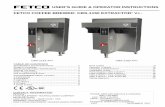 USER’S GUIDE & OPERATOR INSTRUCTIONS FETCO COFFEE … · E115191 Terminal Block1 X 5.0 kW 200-240 1 2+G 5.1 17.7-21.3 12.7 gal/48 liters E115192 ... For single and twin Position