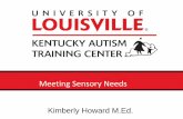 Meeting Sensory Needs - University of Louisvillelouisville.edu/education/kyautismtraining/SensoryWebinar.pdf · A Sensory Diet •A sensory diet consists of regularly planned sensory