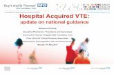 Hospital Acquired VTE - Thrombosis UK acquired VTE... â€¢Up to 60% of all VTEs are hospital acquired