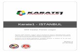 Karate1 - Karate1 - ISTANBUL WKF Karate1 Premier League â€œKarate1 WKF Premier Leagueâ€‌ dأ¼nya karatesinin