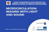 MICROCIRCULATION IMAGING WITH LIGHT AND SOUND · Microcirculation Imaging with Light and Sound 04/07/2016 Prof. Martin J. Leahy Chair of Applied Physics, NUI Galway ... High Frequency