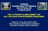 COSEHC QualityImpact PTN Meeting Isle of Palms, SC 15 ...absent, estimate 10-y ASCVD risk. Whereas treatment of high BP with BP-lowering agents on the basis of BP level alone is cost-effective,