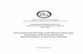 Occupational Therapy and Physical Therapy: Processes and … · Assistive Technology (AT)..... 36 4. Alternative School Settings ... Determining whether occupational therapy (OT)