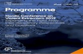 Nordic Conference on Violent Extremism 2019 Expanding the ... · Chair: Mark Bang Kjeldgaard, Danish Centre for Prevention of Extremism Emotional cyber-extremism: Affective niches