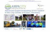 Advanced Superconducting 10 kV System in the City Center of … · 2015-10-31 · SEITE 1 . Advanced Superconducting 10 kV System in the City Center of Essen, Germany > EUCAS 2015