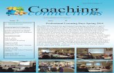 June 2014 Volume 17 Engagement Coaching connections › ed › pds › documents › summernewsletter... · interns serve an invaluable apprenticeship where they learn how to effectively