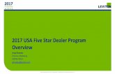 2017 USA Five Star Dealer Program OverviewUSA Program Benefits Benefits PLATINUMDealer 5 Star Dealer USA ELITE SILVER $25k USA ELITE GOLD $50k USA ELITE $100k Dealer website login