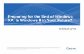 Preparing for the End of Windows XP; Is Windows 8 in Your Future? · 2018-04-17 · and not for Office 2010. Windows Vista Plan to switch to Windows 7 for new PC deployments. Windows