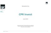 CPR Invest - Amundi CPR Invest â€“ Prospectus 2 CPR Invest (the "Company") is registered under part