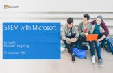 The Microsoft STEM Portfoliodownload.microsoft.com/documents/hk/education/... · 03/01/2017  · The Microsoft STEM Portfolio COMPUTER SCIENCE DATA SCIENCE IT PRO PRODUCTIVITY GAME-BASED