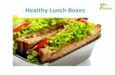 Healthy Lunch Boxes - dietwise.co.uk · HEALTHY LUNCHBOX IDEAS Toddler Friendly Lunchbox Cream cheese, avocado and BE WARY grated carrot sandwich of choking hazards for Tomato wedges,