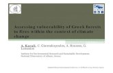 Assessing vulnerability of Greek forests to fires within ...uest.ntua.gr/adapttoclimate/proceedings/full_paper/karali.pdf · Assessing vulnerability of Greek forests to fires within