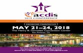 EXHIBITOR PROSPECTUS MAY 21–24, 2018 › sites › acdis › files › 2018 Exhibitor prospectus.pdf · • Logo on napkin for lunch day one • Acknowledgement, description, and