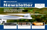 Newsletter - EnginSoft · Newsletter The design optimization of a small axial turbine with millions of configurations The Simulation Based Engineering & Sciences Magazine Using simulation