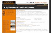 Black-Systems Capability Statement 2019-2black-systems.com/uploads/1/1/7/3/117398491/black... · Capability Statement Contact Information +1 (332) 331-7511 +1 (332) 331-7512 info@black-systems.com