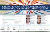 9TH ANNUAL MDM & DATA GOVERNANCE SUMMIT … › sites › default › files › MDM-Data...MDM & DATA GOVERNANCE SUMMIT ASIA PACIFIC 2014 29-31 July 2014, Doltone House Darling Island