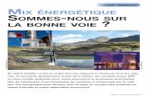 ossier Options Mix énergétique SoMMeS nouS Sur voie · 2019-11-25 · investissement dans le nouveau nucléaire, conversion des capacités thermiques vers la biomasse et avec des